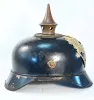 Prussian Ersatz Black Lacquered Metal Helmet Visuel 5